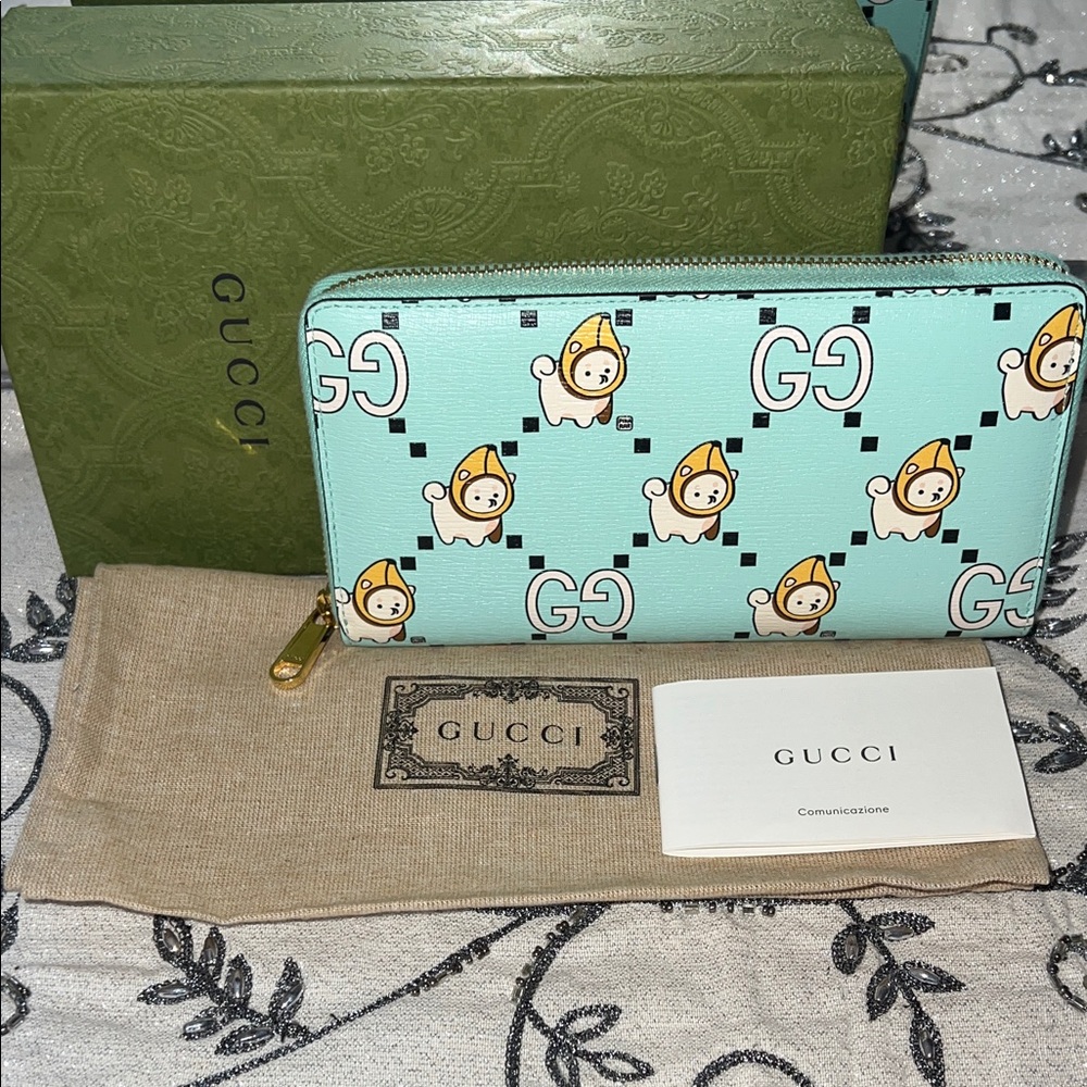 Gucci x Pikarar Kawaii Long Zip Wallet